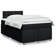 Boxspring met matras 120x190 cm zwart