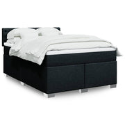 Boxspring met matras 140x190 cm zwart
