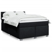 Boxspring met matras 160x200 cm zwart