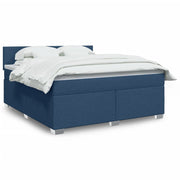 Boxspring met matras 180x200 cm blauw