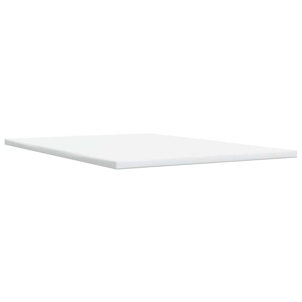 Boxspring met matras kunstleer grijs 140x190 cm
