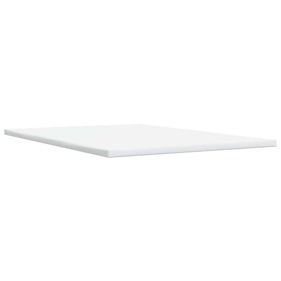 Boxspring met matras kunstleer grijs 140x190 cm
