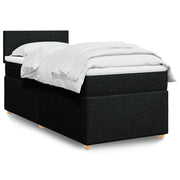 Boxspring met matras 80x200 cm zwart