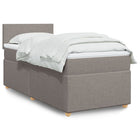 Boxspring 80x200 cm taupe pocketveringmatras