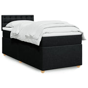 Boxspring met matras 80x200 cm zwart