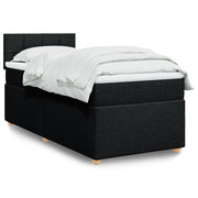 Boxspring met matras 90x190 cm zwart