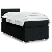 Boxspring met matras 80x200 cm zwart