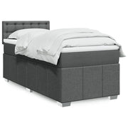 Boxspring bed 80x200 cm donkergrijs