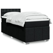 Boxspring met matras 80x200 cm zwart