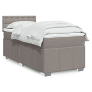 Boxspring 80x200 cm taupe met pocketveringmatras