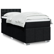 Boxspring met matras zwart 90x190 cm
