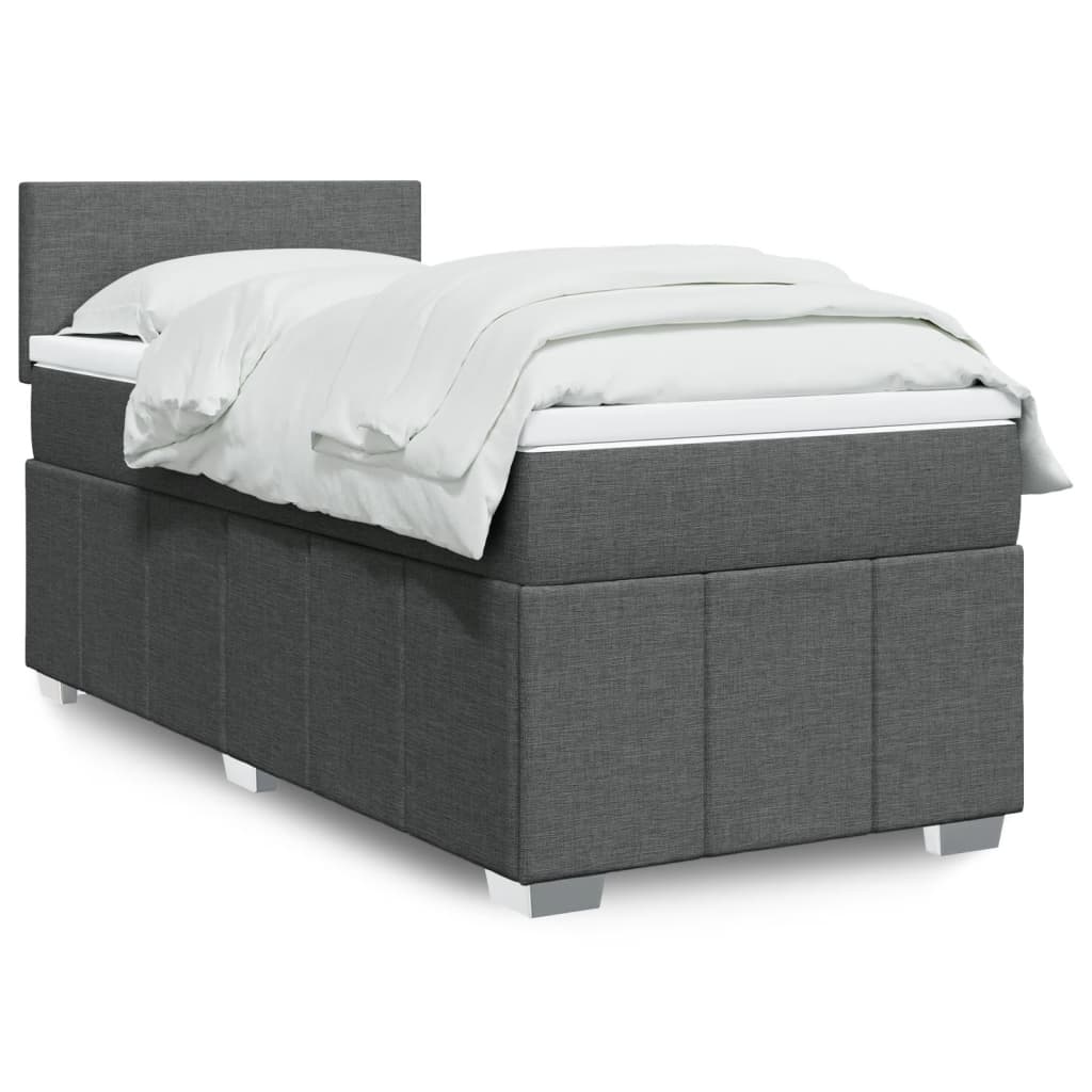Boxspring Met Matras Stof 90 x 200 cm