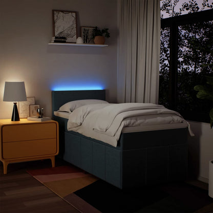 Boxspring Met Matras Stof 90 x 200 cm