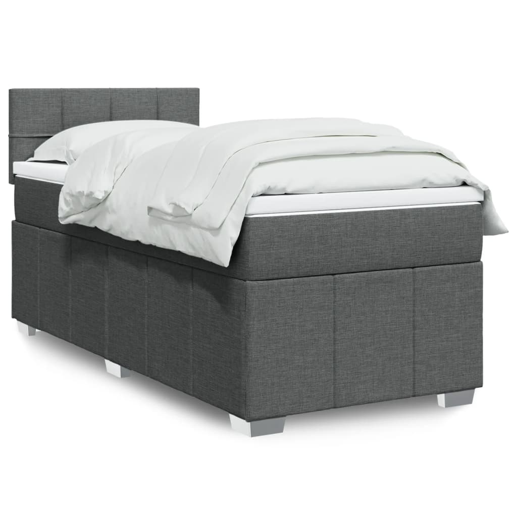 Boxspring Met Matras Stof 90 x 200 cm
