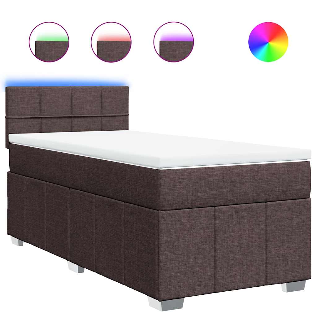 Boxspring Met Matras Stof 90 x 200 cm