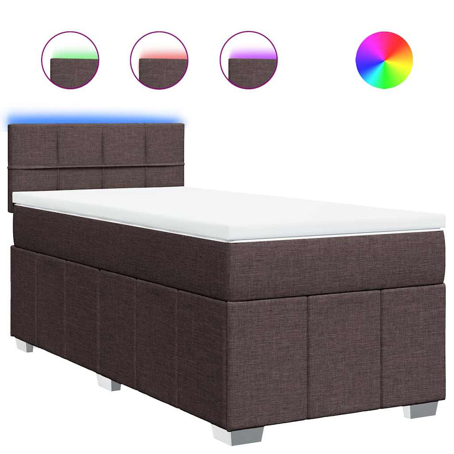 Boxspring Met Matras Stof 90 x 200 cm