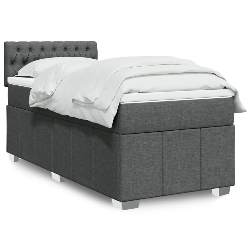 Boxspring Met Matras Stof 90 x 200 cm
