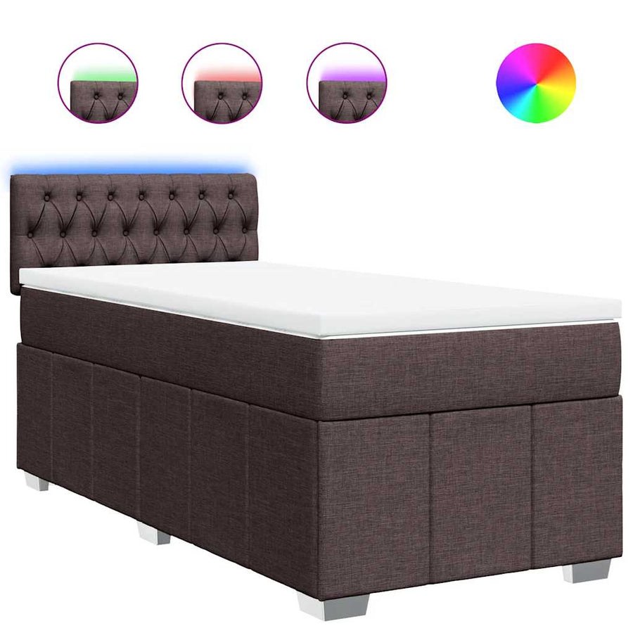 Boxspring Met Matras Stof 90 x 200 cm