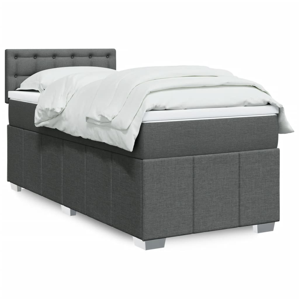 Boxspring Met Matras Stof 90 x 200 cm