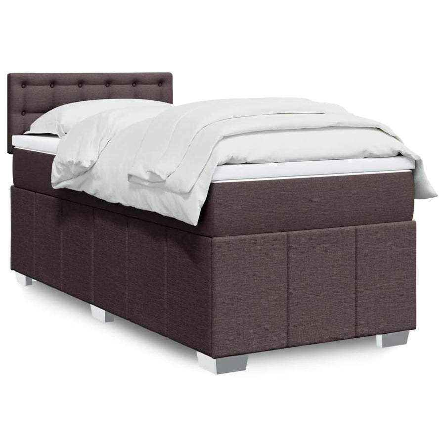 Boxspring Met Matras Stof 90 x 200 cm