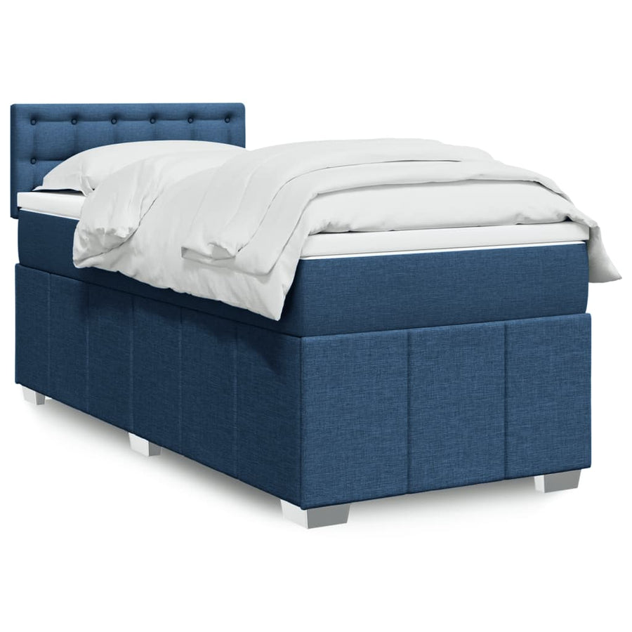 Boxspring Met Matras Stof 90 x 200 cm