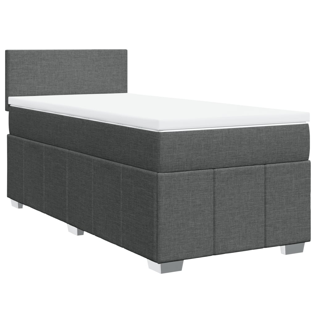 Boxspring Met Matras Stof 100 x 200 cm