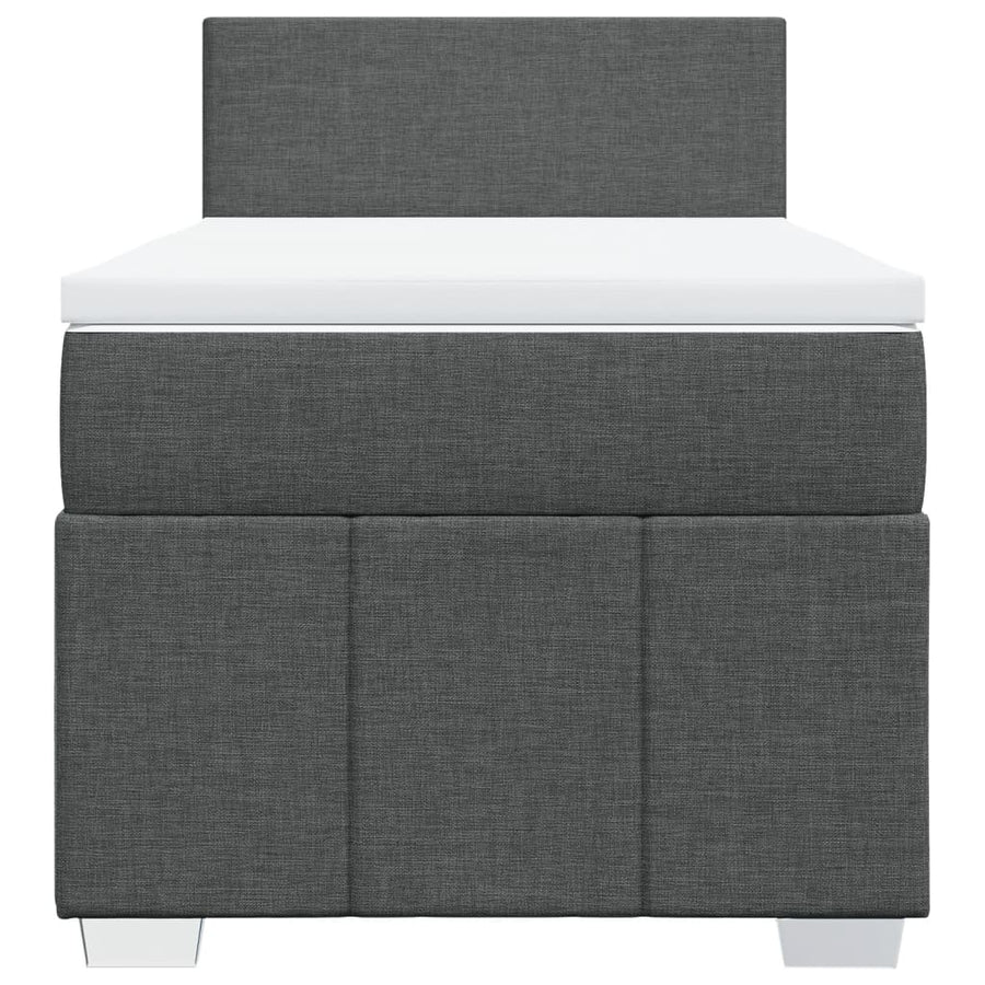 Boxspring Met Matras Stof 100 x 200 cm