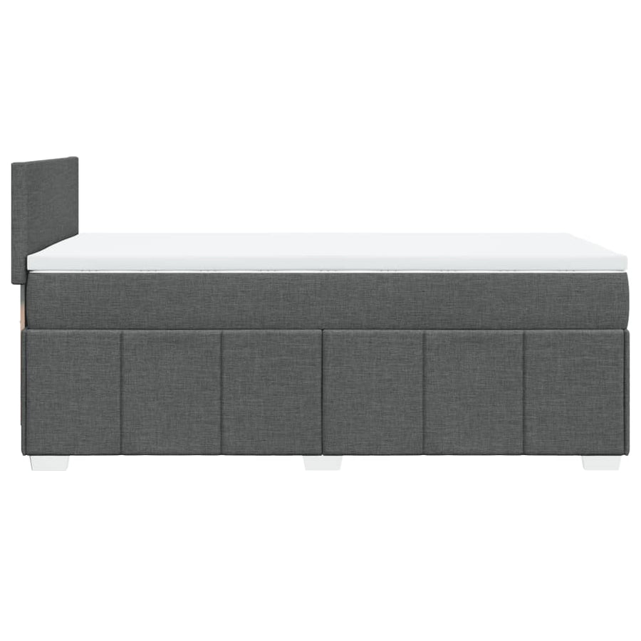 Boxspring Met Matras Stof 100 x 200 cm