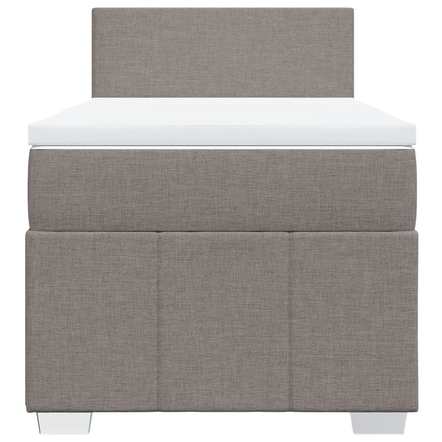 Boxspring Met Matras Stof 100 x 200 cm