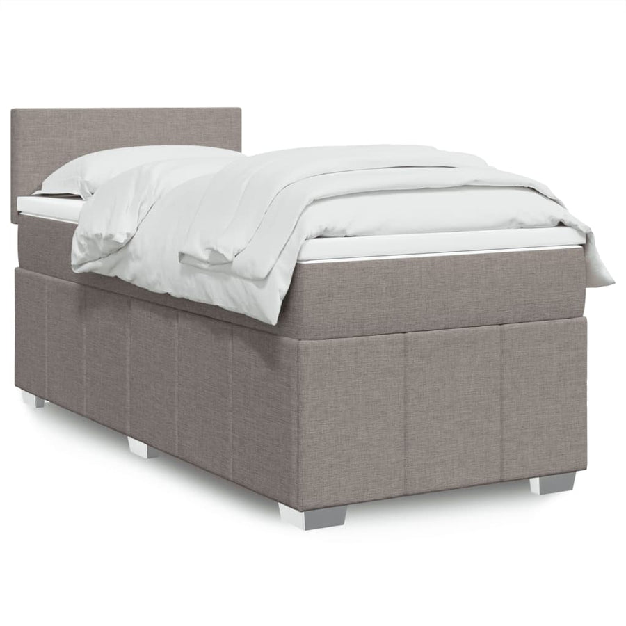 Boxspring Met Matras Stof 100 x 200 cm