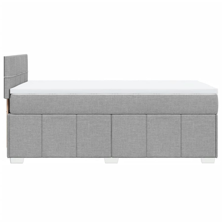 Boxspring Met Matras Stof 100 x 200 cm