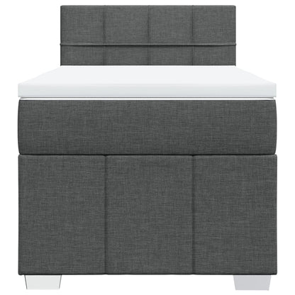 Boxspring Met Matras Stof 100 x 200 cm