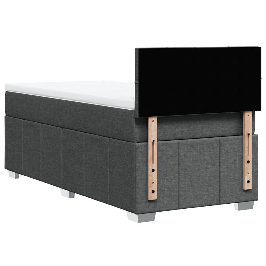 Boxspring Met Matras Stof 100 x 200 cm