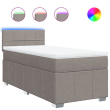 Boxspring Met Matras Stof 100 x 200 cm