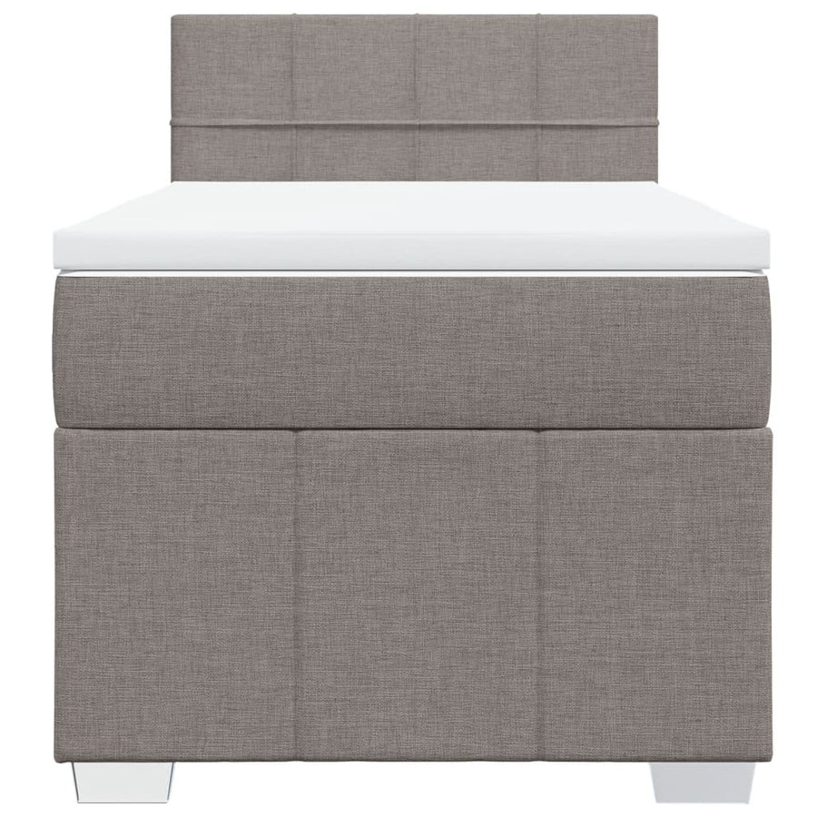 Boxspring Met Matras Stof 100 x 200 cm