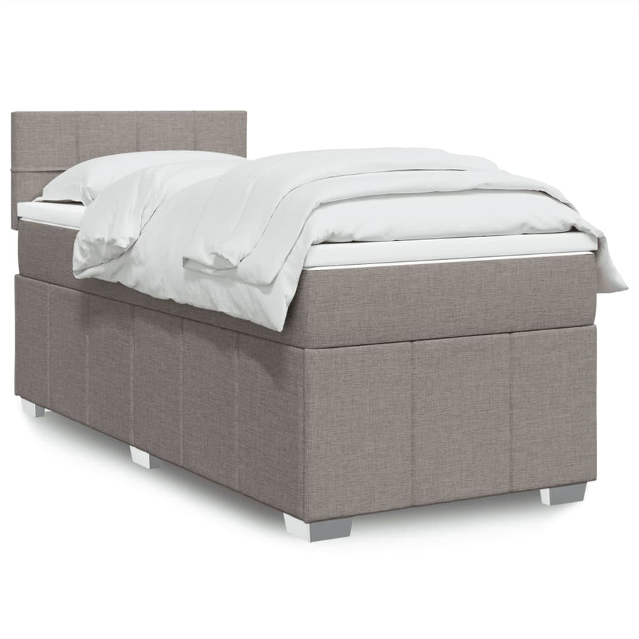 Boxspring Met Matras Stof 100 x 200 cm