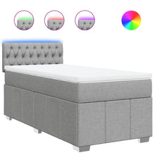 Boxspring Met Matras Stof 100 x 200 cm