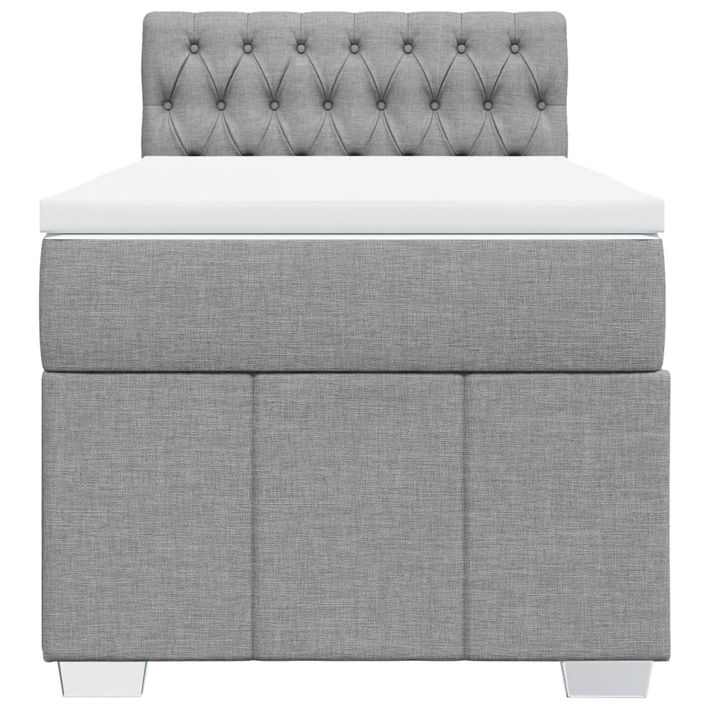 Boxspring Met Matras Stof 100 x 200 cm