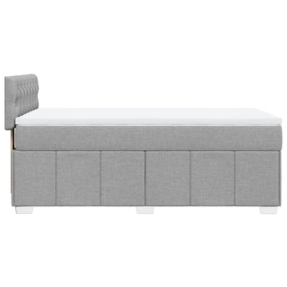 Boxspring Met Matras Stof 100 x 200 cm