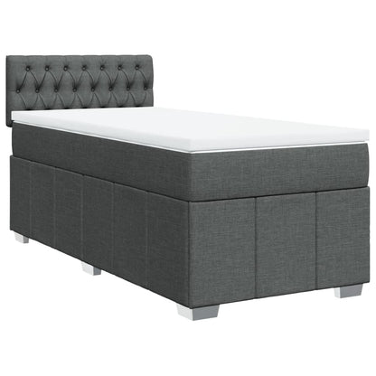 Boxspring Met Matras Stof 100 x 200 cm