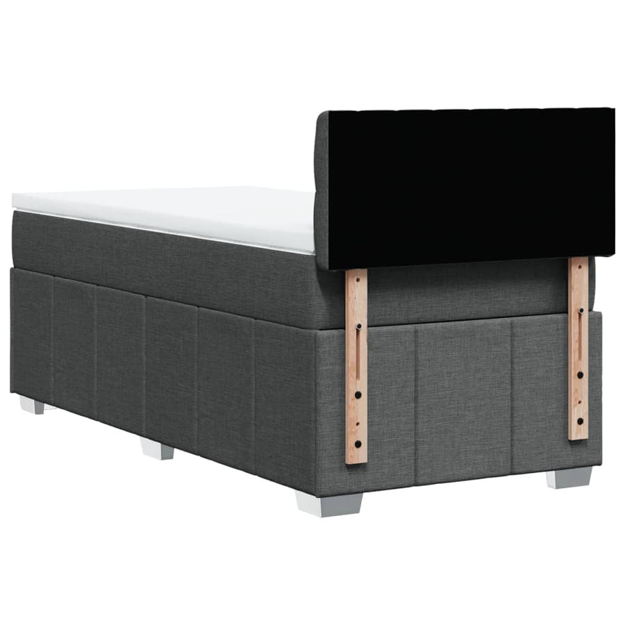 Boxspring Met Matras Stof 100 x 200 cm