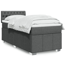 Boxspring Met Matras Stof 100 x 200 cm
