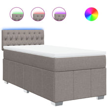 Boxspring Met Matras Stof 100 x 200 cm