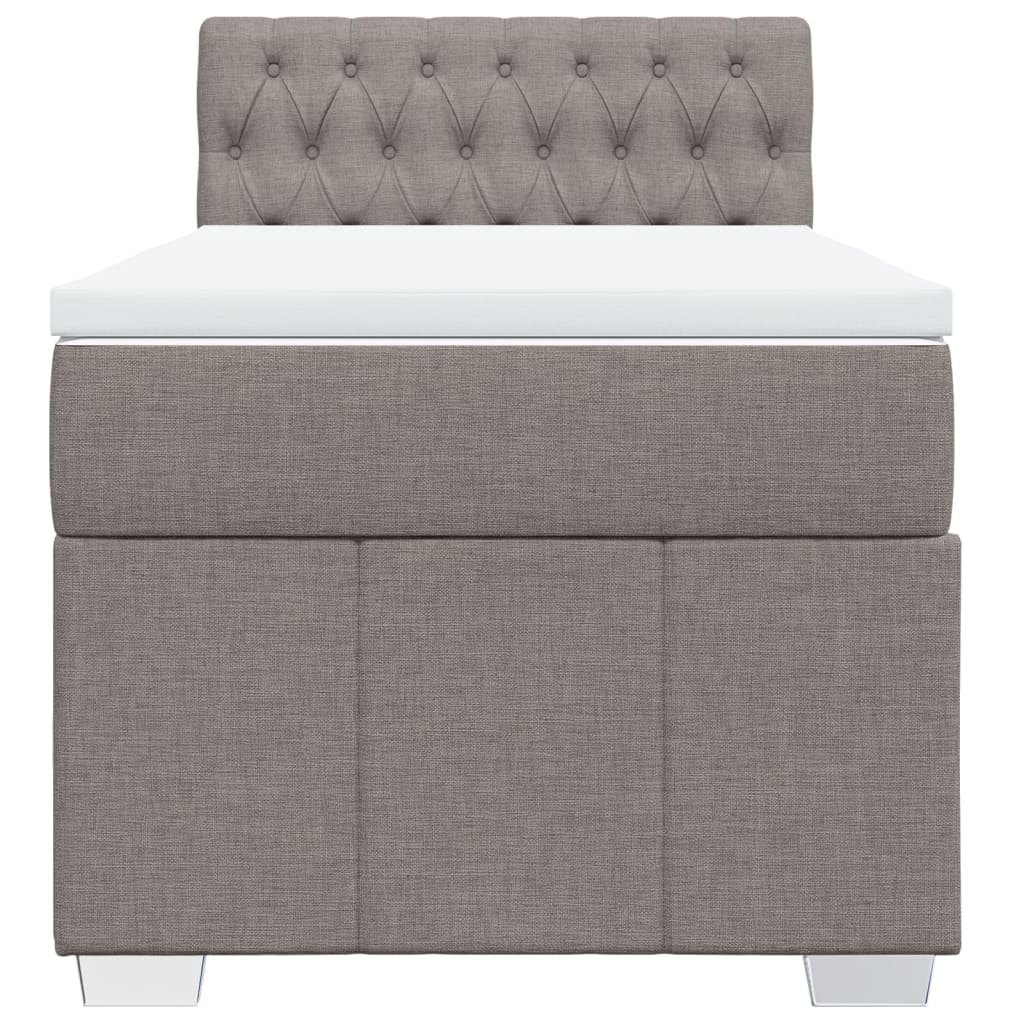 Boxspring Met Matras Stof 100 x 200 cm