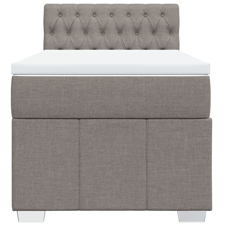 Boxspring Met Matras Stof 100 x 200 cm