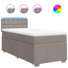 Boxspring Met Matras Stof 100 x 200 cm