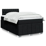 Boxspring met matras 120x190 cm zwart