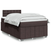 Boxspring met matras 120x190 cm donkerbruin