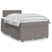 Boxspring met matras 120x190 cm taupe