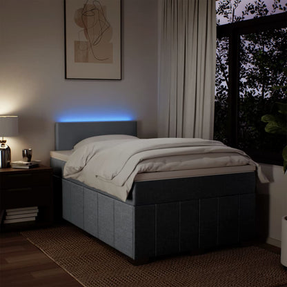 Boxspring Met Matras Stof 120 x 200 cm
